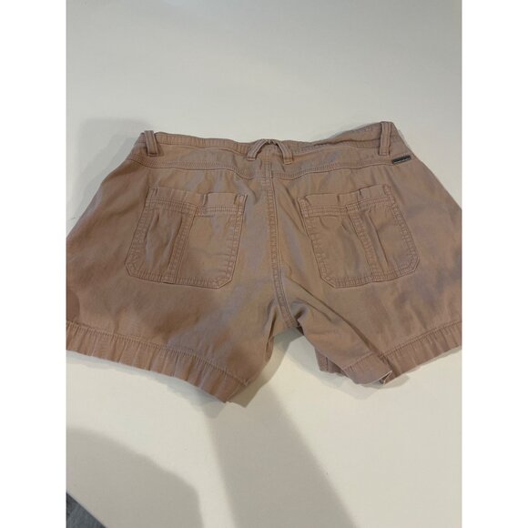 Prana Womens Beige Cargo Shorts Size 4 With Pockets & Button Closure - Picture 5 of 8